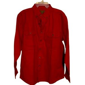 Vintage Faded Glory 100% cotton long sleeve button down shirt